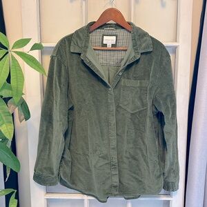 American Eagle Oversized Corduroy Shirt